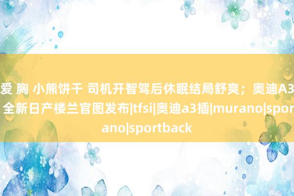 文爱 胸 小熊饼干 司机开智驾后休眠结局舒爽；奥迪A3插混版、全新日产楼兰官图发布|tfsi|奥迪a3插|murano|sportback