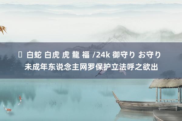 ✨白蛇 白虎 虎 龍 福 /24k 御守り お守り 未成年东说念主网罗保护立法呼之欲出